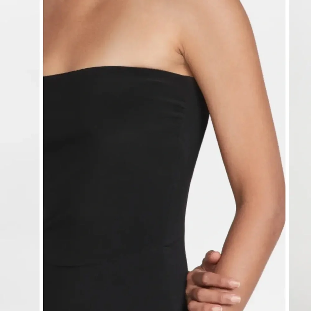 NWT Norma Kamali Black Strapless Dress - Picture 9 of 16